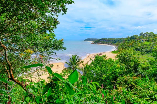 Pemandangan Indah Pantai Espelho Dari Belvedere Keindahan Alami Pantai Brasil Stok Gambar