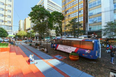 Londrina, PR, Brazil - 01 Haziran 2024: Londrina şehir merkezi manzarası.