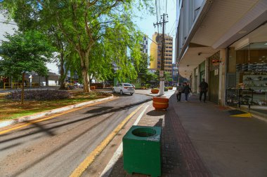 Londrina, PR, Brazil - 01 Haziran 2024: Londrina şehir merkezi manzarası.