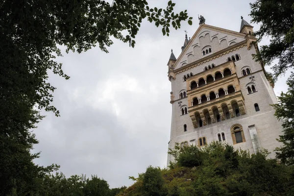 Castello Neuschwanstein Fussen Splendido Palazzo Neogotico Del Xix Secolo Punto — Foto Stock
