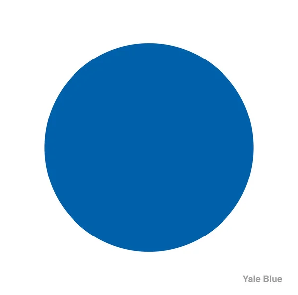 Yale Kék Pont Vektor Ikon Kék Vektorpont — Stock Vector