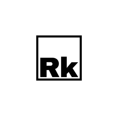 RK marka simgesi. Kare kutu simgesinde RK.