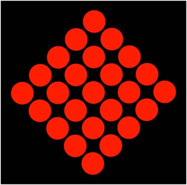 Siyah arka planda kırmızı noktalar. Kırmızı noktalı arkaplan.