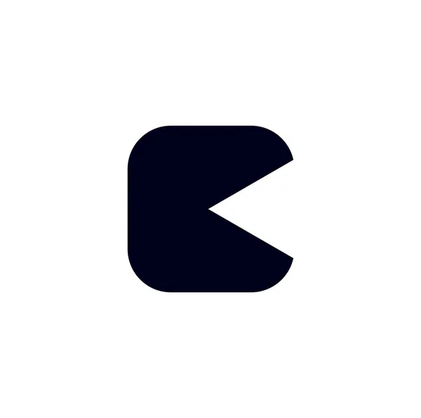 C公司名称首字母图标 正方形C — 图库矢量图片