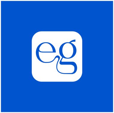 EG şirketinin ilk harf simgesi. EG monogramı