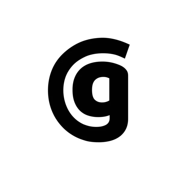 Cg品牌首字母图标 Cg初始单字 — 图库矢量图片
