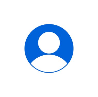 Uygulama profil simgesi. Erkek çevrimiçi DP grafik simgesi.