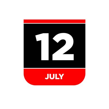 12 Temmuz ikonu. Temmuz takviminin 12. günü.