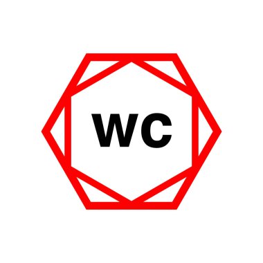 WC şirketi ilk harf simgesini belirledi. WC monogramı.