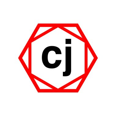 CJ şirketinin ilk harf simgesi. CJ monogramı.