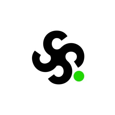 C harfi monogram vektör simgesi. C tipografi monogramı.