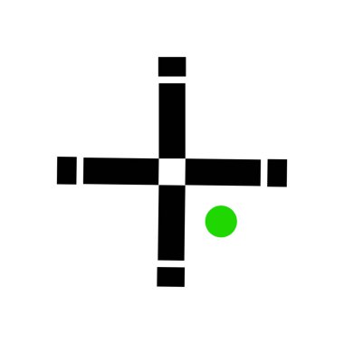 I harfi monogram vektör simgesi. Ben tipografi monogramıyım..