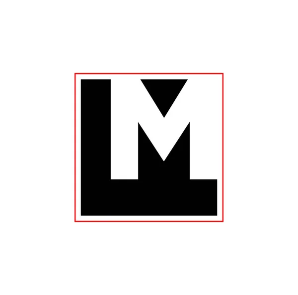 Icono Marca Empresa Monogranm — Vector de stock
