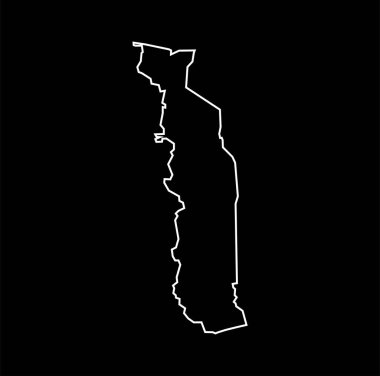 Togo vektör çizelgesi çizimi.