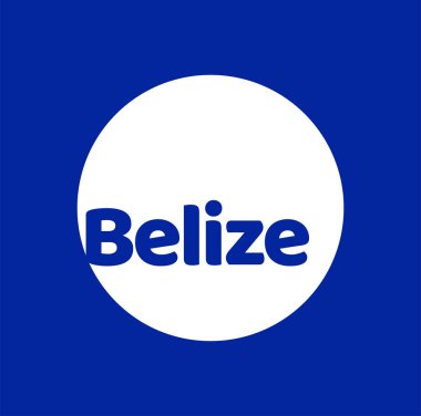 Ülke isim vektörünü ulusal bayrak renginde Belize et.
