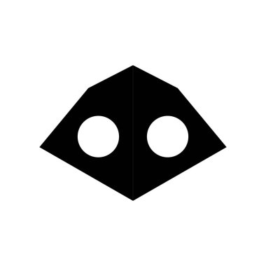 Geometrik domuz burun vektör sembolü