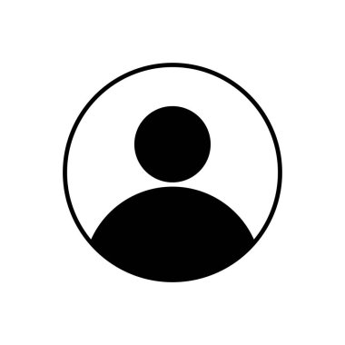 Siyah renkli internet yönetici vektör simgesi.