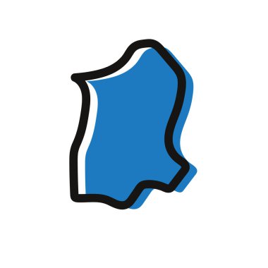 Beyaz arkaplanda Sikkim vektör mp sanatı.