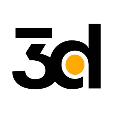 3B marka vektör monogramı.