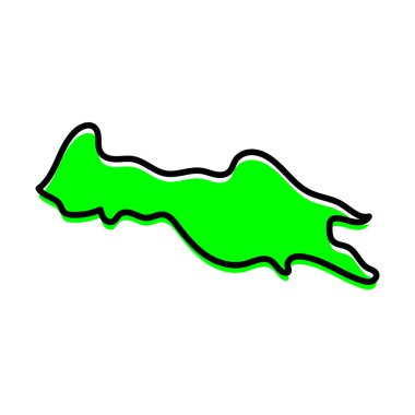 Sucumbos durum haritası vektör tasarımı