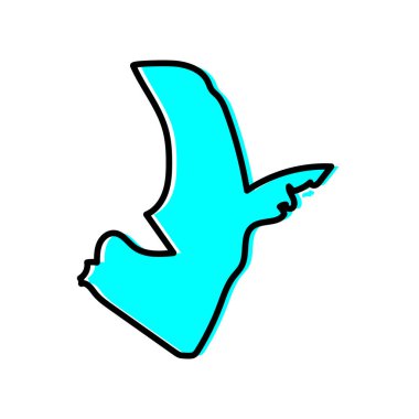 Kenya Sahil Eyaleti harita tasarımı.