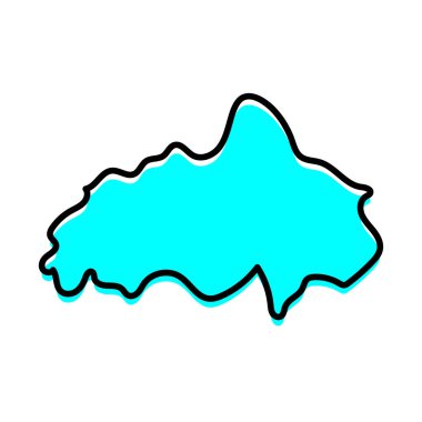 Lesotho ülke haritasının Berea durumu.