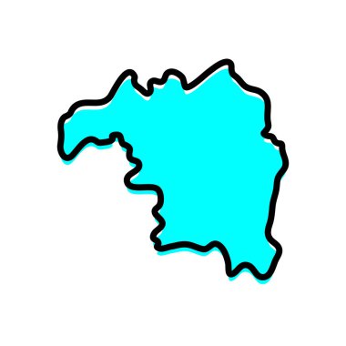 Nijerya vektör haritasının kaduna durumu.