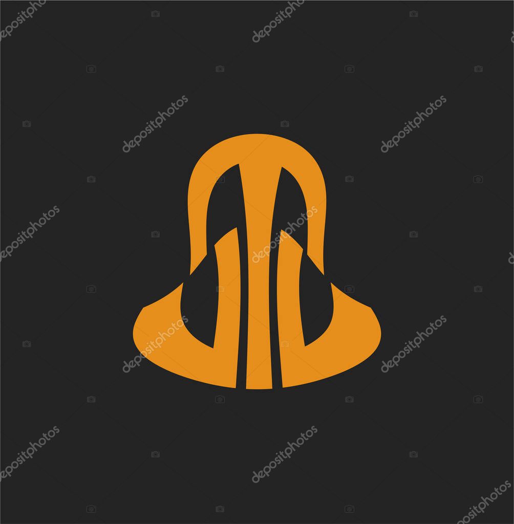 VTV company name initial letters icon