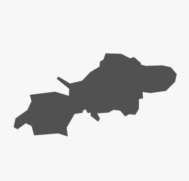 Chamaradagar Bölgesi haritası Karnataka Eyaleti Hindistan