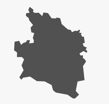 BIDAR Bölge haritası gri renk