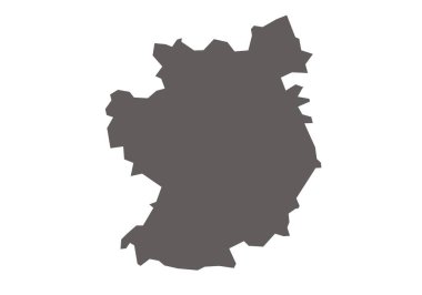 Chhindwara İlçe Haritası Madhya Pradesh Eyalet Haritasına Vurgulandı