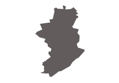 Damoh İlçe Haritası Madhya Pradesh Eyalet Haritasına Vurgulandı