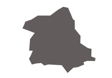 Harda İlçe Haritası Madhya Pradesh Eyalet Haritasına Vurgulandı