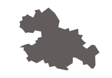 Mandla İlçe Haritası Madhya Pradesh Eyalet Haritasına Vurgulandı