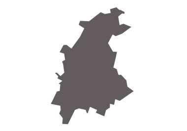 Panna İlçe Haritası Madhya Pradesh Eyalet Haritasına Vurgulandı