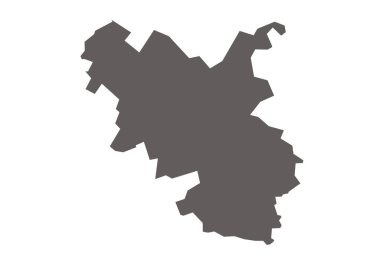 Madhya Pradesh Eyalet Haritasında Sagar Bölgesi Haritası Vurgulandı