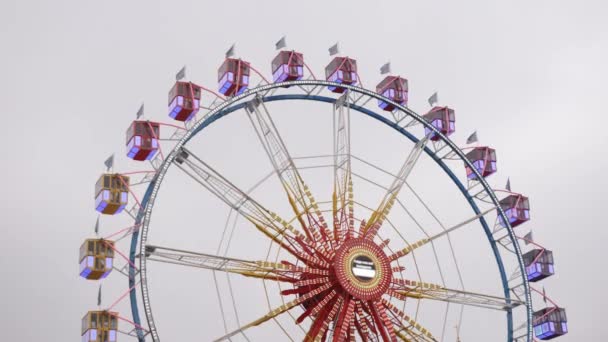 Grande Roue Observation Amusement Rotation Ferris — Video
