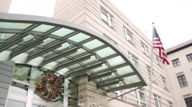 büyükelçilik binası, birleşik bayrak, berlin, Amerika Birleşik Devletleri Büyükelçiliği, Amerika Birleşik Devletleri Büyükelçiliği, Berlin, Almanya, Amerika Birleşik Devletleri Büyükelçiliği,