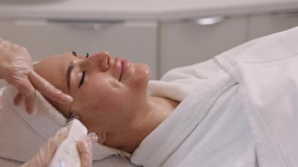Professionelle Ausrüstung Lymphdrainage Vakuum Massage Nach Massage Verfahren Salon Vakuum — Stockvideo