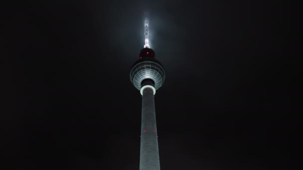 Dieser Legendäre 368 Hohe Turm Wurde 1969 Alexanderplatz Eröffnet Und — Stockvideo