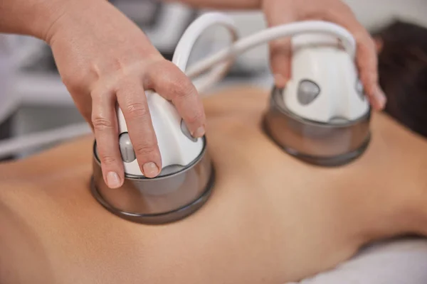 Lymphatic Drainage Professional Equipment Lpg Massage Clinic Vacuum Body Massage — Stock Photo, Image