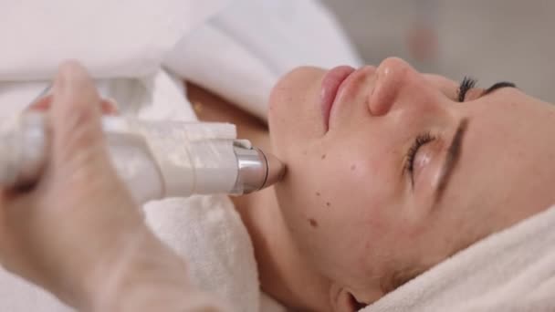 Lyftterapi Spa Service Kosmetisk Terapi Skönhetssalong Besökare Kan Dra Nytta — Stockvideo