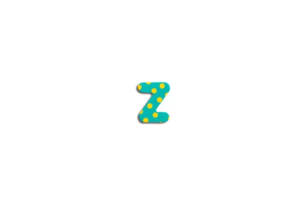 字母Z在白色孤立的背景上 — 图库照片