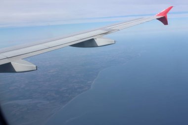 Uçak penceresinden görüntüle