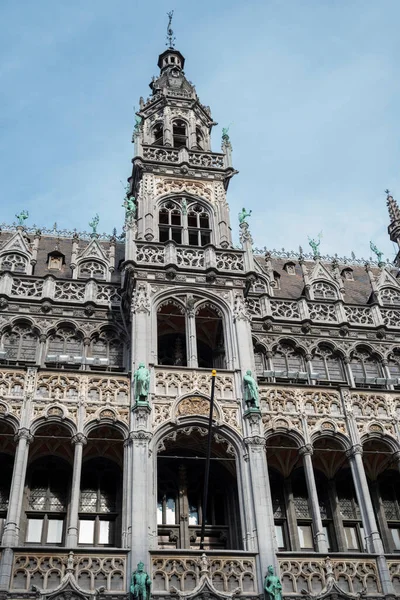 Praça Histórica Centro Bruxelas Construindo Grand Place Patrimônio Unesco Cidade — Fotografia de Stock