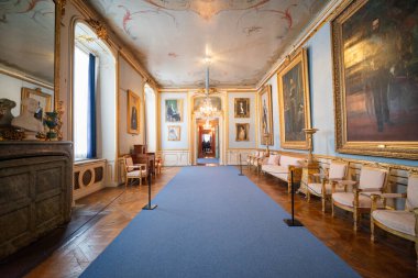 24 Nisan 2025 Stockholm İsveç, Kraliyet Sarayı 'nın İçişleri Bakanlığı