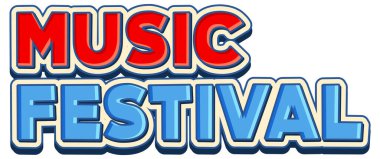 Poster veya afiş tasarımı için müzik festivali metni