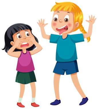 Zavallı kız, arkadaşı tarafından itilip kakılmıştı.