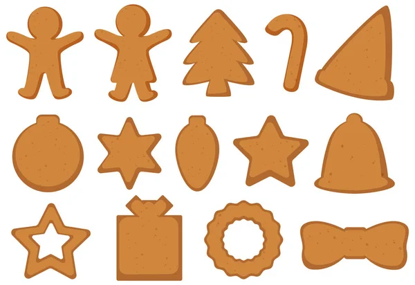 Natal Decoração Elementos Coleção Ilustração — Vetor de Stock