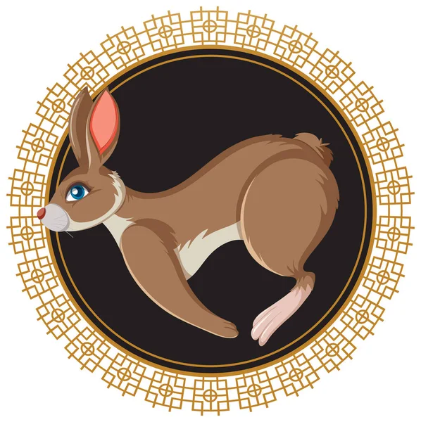 Символ Китайского Кролика 2023 Года — стоковый вектор
